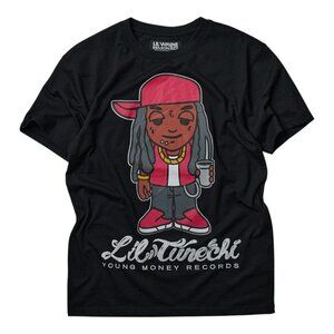 Lil Wayne Tunechi T-Shirt Tee Black YMCMB Weezy Rap Men's
